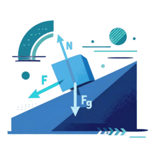 一個物體在斜面上